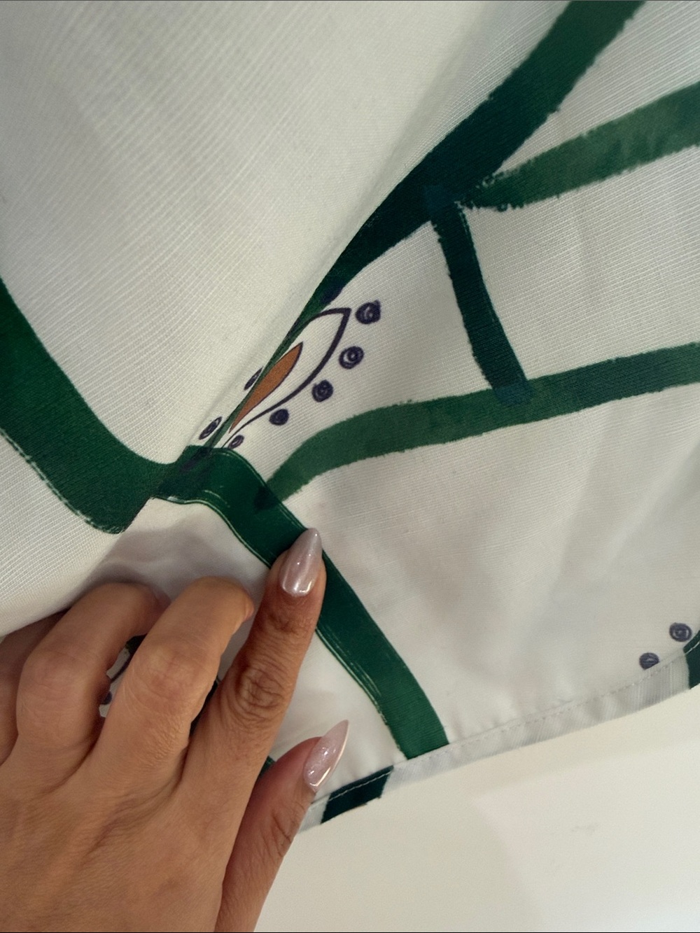 Commense Shorts with Green Geometric & Floral Print - Picture 7 of 7